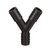 Seachoice 3-Way Y Fitting, Fits 3/4 in. ID Hose, Black Plastic