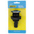 Seachoice Covered Thru-Hull Fitting w/Stainless-Steel Flange, Fits 3/4 in. ID Hose,Black