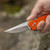 Smith's Consumer Products, Inc. 51104 Edgesport Folding Gut Hook Plus Knife, Orange, 3 in