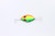 Dardevle Red Eye Wiggler Spoon 2 1/4in, 1/2oz, Brass Back, 8658
