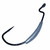 Gamakatsu Weighted Superline EWG Size 3/0-1/8 Hook 5 Pack , Black
