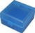 MTM 100 Round Rifle Ammo Box 17, 204, 223, 5.56x45, 6x47, Clear Blue