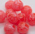 BnR Tackle SBMR16 Soft Beads, 16 mm, Mottled Red, Neutral Buoyancy, 10/Pack