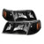 Xtune HD-JH-CRVI98-SET-BK Crown Victoria Headlight