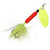 Wordens 212-RCHR Rooster Tail in-Line Spinner, 2 3/4", 1/4 oz