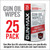 Real Avid Gun Oil Gun Cleaning Wipes - 25 Pack, Gun Cleaning Supplies Gun Cloth with Lubricating Oil & Corrosion Inhibitor, Powerful Rust Protectant and Gun Cleaning Oil,white