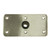 Springfield 1620005 Standard Rectangular Seat Base for Kingpin Post - 4" x 8", Satin Finish