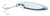 Sea Striker SES150-SIL Nickel Prism Casting Spoon, 1 43467 oz, 3 3/8"
