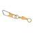 Sea Striker SSTBSSBR-3 Twisted Barrel Swivel Size 3 w/Safety Snap