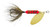 Yakima Bait Wordens 208-FLCD Rooster Tail in-Line Spinner, 2 1/4", 1/8 oz
