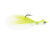 Big Eye Bucktail 1oz Chartreuse/White 6/0