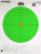 Champion Traps and Targets Traps and Targets, Large Green Bullseye 100 Yards (Per 12), Orange/Green (45795)