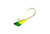 Hawken DART11607 Shad Dart # 7 - Chartreuse/Green (3ct)