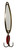 Bay De Noc 6GGLO 2-1/4-Inch Swedish Pimple Jig, 1/2-Ounce, Glow/Gold