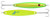 Hurricane HSE55575-GY Grn/YLW Cast Iron 6Oz, 5.75", Multi, One Size