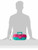 Frabill Plano Youth Mermaid Tackle Box, Magenta/Teal, Premium Tackle Storage