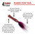 Rabid Baits Fox Tail Soft Plastic Bait, Ned Rig Bait for Freshwater & Saltwater