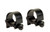 Weaver Detachable 1-Inch Medium Top Mount Rings (Gloss Black)