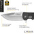 CAMILLUS DOMINATOR II 7" Durable Lightweight Corrosion-Resistant VG10 Stainless Steel Everyday Carry Folding Knife with Carbon Fiber Handle & Pocket Clip