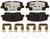 Raybestos MGD1916CH Reliant Brake Pad Set, 1 Pack