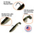 R&R LTSGreenBackMS 6" Tough Soft Plastic linethrough swimbait 1.5oz