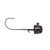 VMC, Finesse Half Moon Jig, 3/16 oz, Black, Package of 4 (FHMJ316-BK)