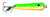 Tumbler Spoon 1/8 oz Glow Green Fire UV