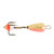 Clam Corporation 10930 Drop Spoon, Size 16 1/32oz, Gold/Glow Red