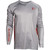 BLACKFISH CoolTech UPF Guide Long Sleeve Shirt, Control, Medium, Grey/Red