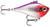 Rapala ULRPR03PRCL Ultra Light Rippin' Rap Purple Clown, 03
