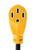 Camco 55170 12" Power Grip Dog Bone (15M/50F), Black