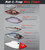 Rat-L-Trap RTLMG140 Lures Mag Trap (3/4-Ounce, Chrome Blue Back/Red Eye)