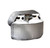 ADCO 2714 Silver Double 40 Diamond Plated Steel Vinyl Propane Tank Cover