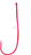 Eagle Claw Mr Crappie Re-Volve Hook #2 Aberdeen Ringed Eye Red 10/Pk L022RGH-2