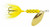 Yakima Bait Wordens Rooster Tail Spinner Lure 1/6 Oz Yellow Dalmatian 206-YLDA