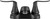 Dura Faucet DF-PL700LH-MB RV Bathroom Faucet with Winged Levers (Matte Black)