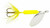 Yakima Bait Wordens Rooster Tail Spinner 1/6 Oz Fluorescent Chartreuse 206-FLC