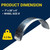 TIE DOWN 86265, Single Round Metal Fender, Galvanized Steel, 12 inch Wheel...