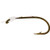 Eagle Claw Snelled Baitholder Offset Down Eye Hooks #1/0 Bronze 6/Pk 139H-1/0