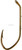 Eagle Claw Pro-V Bend Baitholder Hook #4 Down Eye Bronze 10/Pk 166AH-4