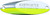 Acme Kastmaster Aerodynamic Spoon 2 1/4" 1/2 Oz Chrome/Chrtrese Stripe SW11/CHCS