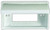 JR Rectangular Weatherproof GFCI Outlet Receptacle Cover Polar White 47515