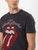 Amplified Rolling Stones Vintage Tongue Unisex T-Shirt (Large) Charcoal