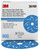 Hookit 3M Hookit Blue Abrasive Disc Multi-hole, 36169, 5 in, 800 grade, 50 discs