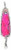 Mack's Lure 41024 Sling Blade Shattered Eye Nickel/Pink