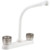 Dura Faucet DF-PK210S-WT Hi-Rise RV Kitchen Sink Faucet with Smoked Acrylic