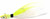 Sea Strike SSBTJR12-CW Bucktail Jig with Rattle and Grub Keeper
