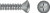 Seachoice SC8006 3/8-16x1 phl ovl m/s ss 25/bg