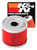 K&N Motorcycle Oil Filter: High Performance, Premium, Designed to be used with
