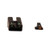 TruGlo TFX Novak Handgun Sight w/Black Retention Rings .260/.4 Orange TG13NV1PC